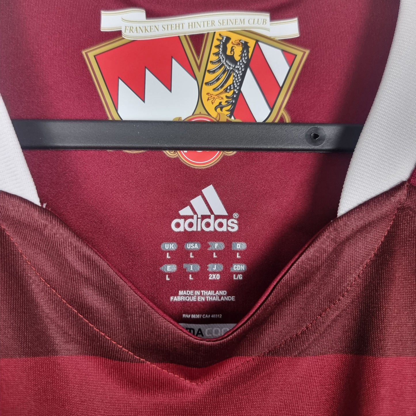 Trikot - 1. FC Nürnberg - Timothy Chandler - 2012/2013 - L - Heim - Player Issue