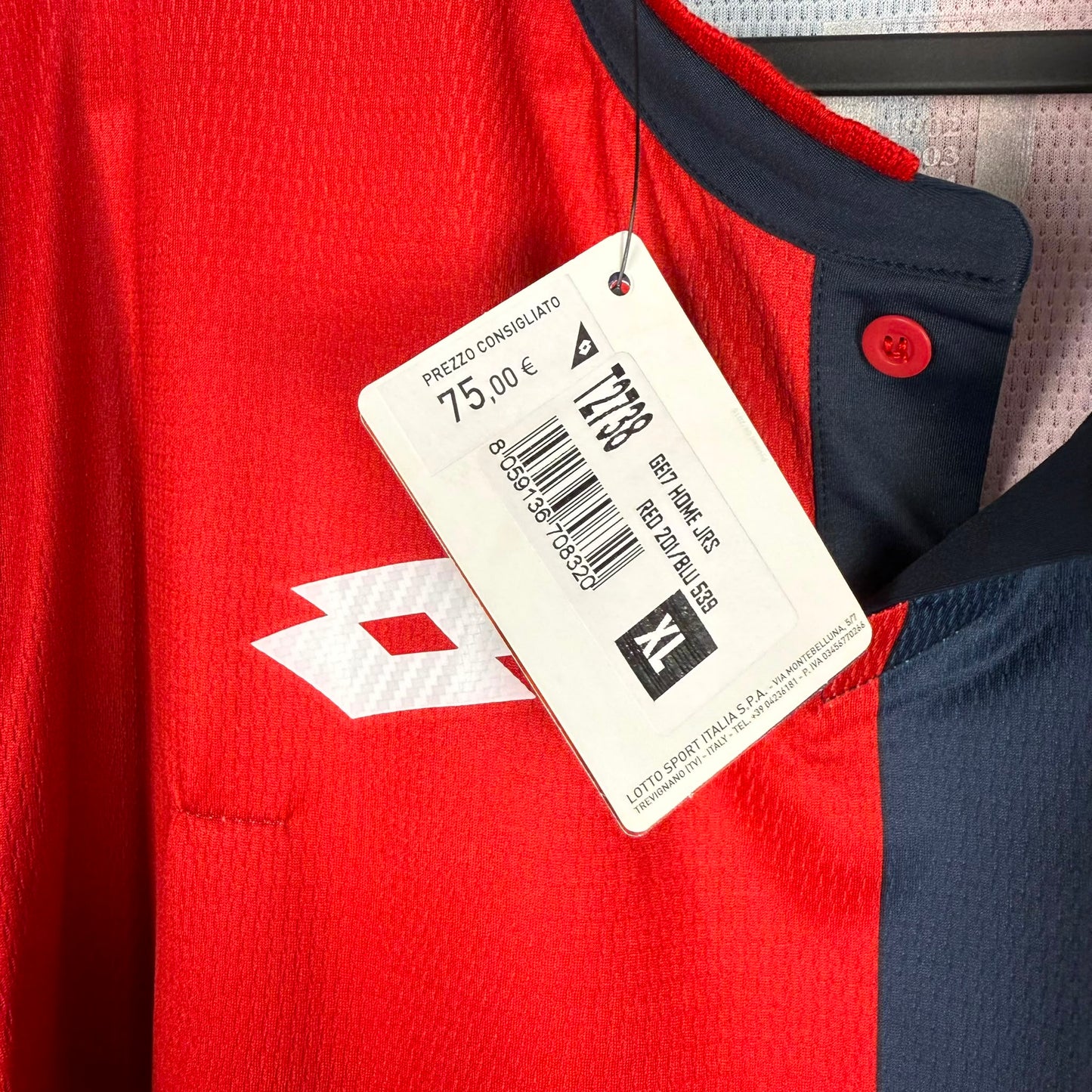 Trikot - CFC Genua - 2014/2015 - XL - Heim - Neu