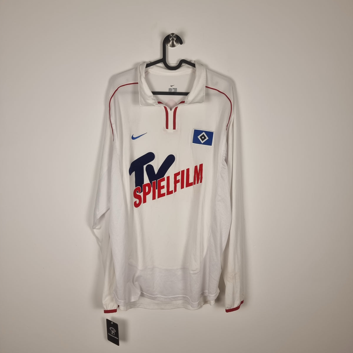 Jersey - Hamburger SV - Ingo Hertzsch - 2000/2001 - XL - Home - match-worn