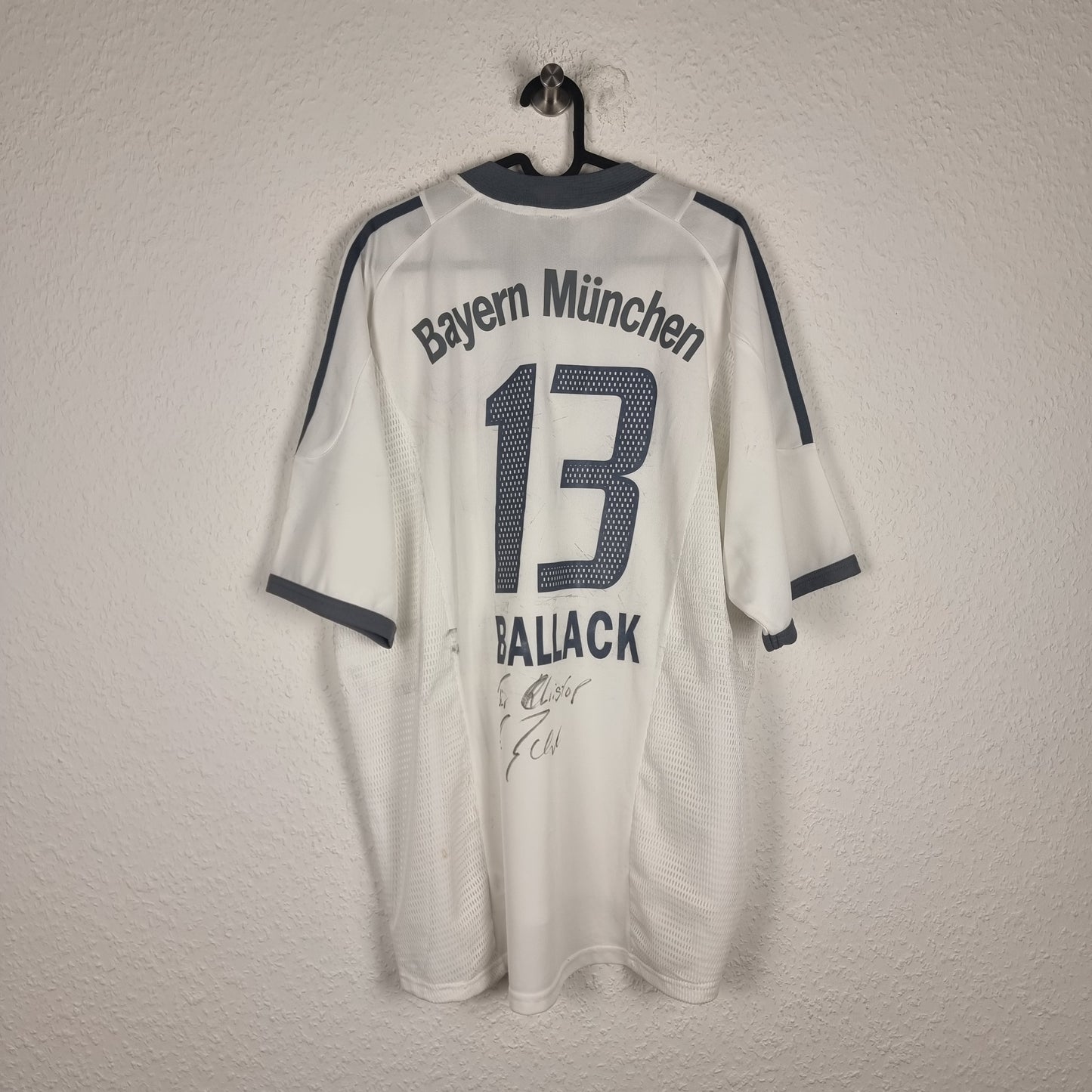 Jersey - FC Bayern Munich - Michael Ballack - 2002/2003 - XL - Away