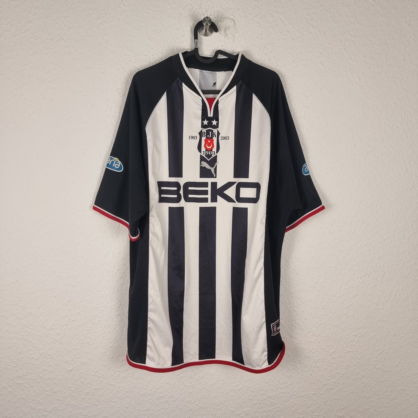 Trikot - Beşiktaş Istanbul - Ilhan Mansiz  - 2002/2003 - XXL - Heim