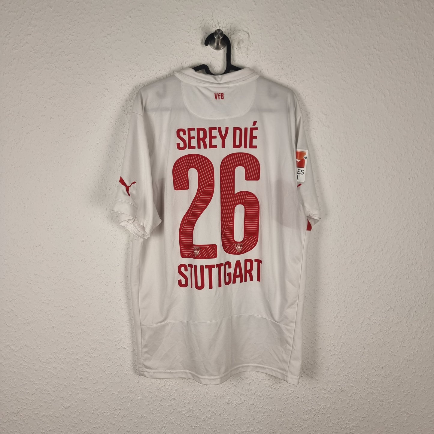 Trikot - VfB Stuttgart - Serey Dié - 2014/2015 - XL - Heim