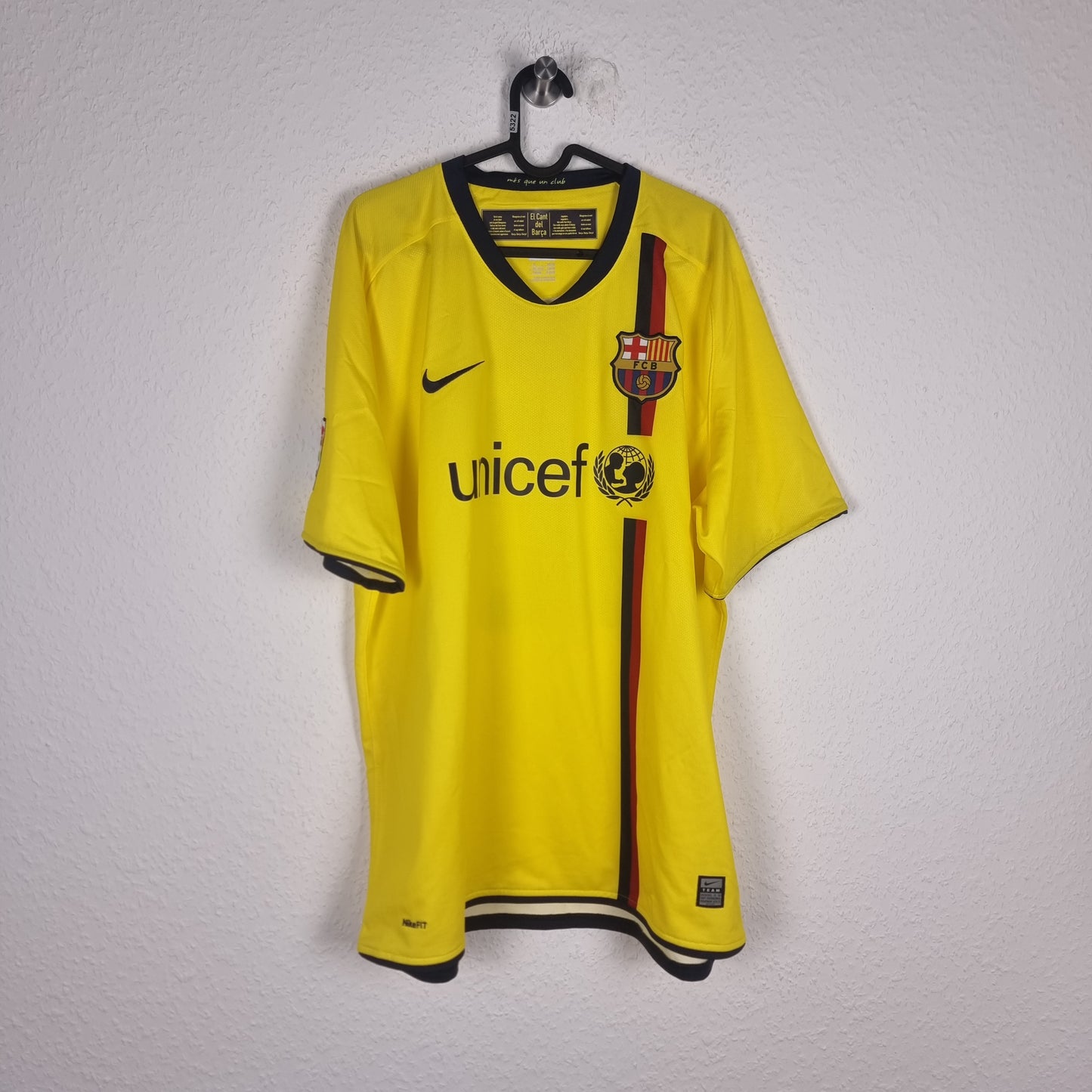 Jersey - FC Barcelona - Lionel Messi - 2008/2009 - XL - Away