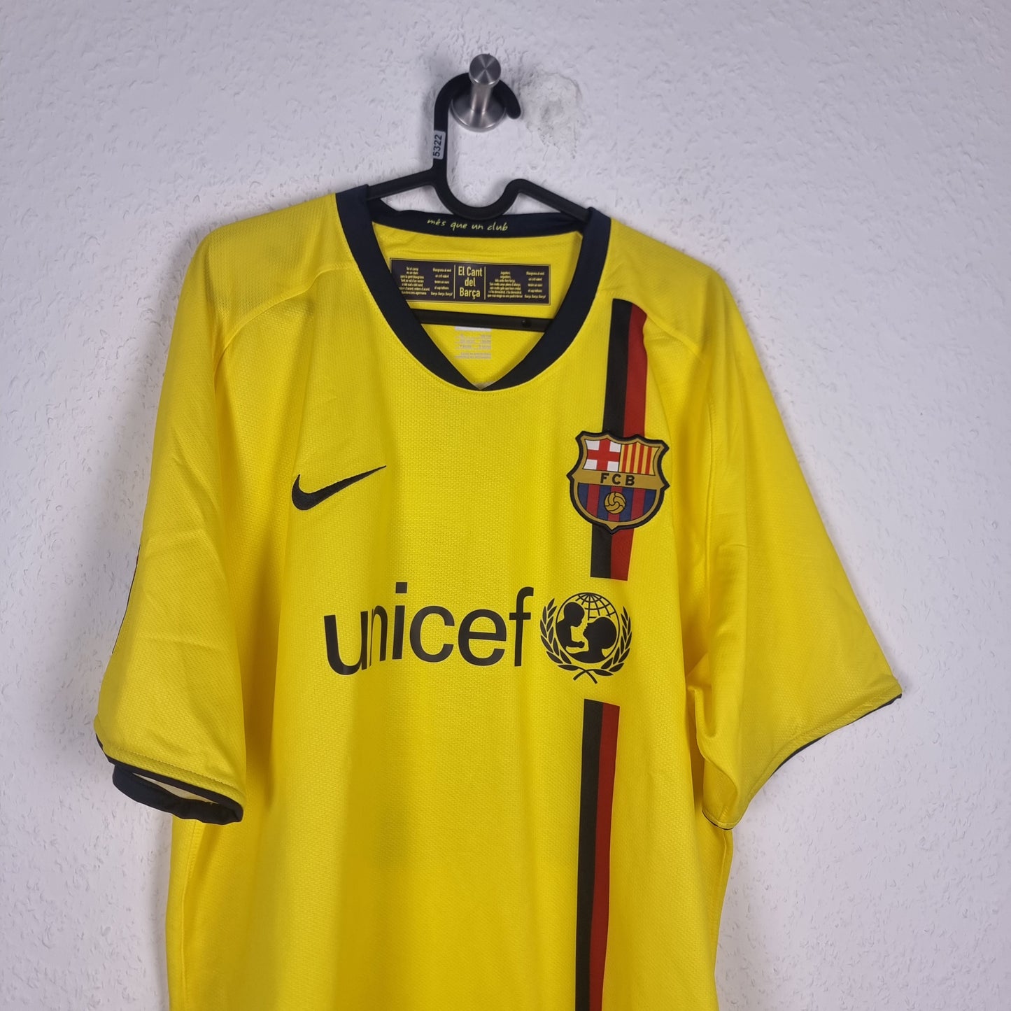 Jersey - FC Barcelona - Lionel Messi - 2008/2009 - XL - Away