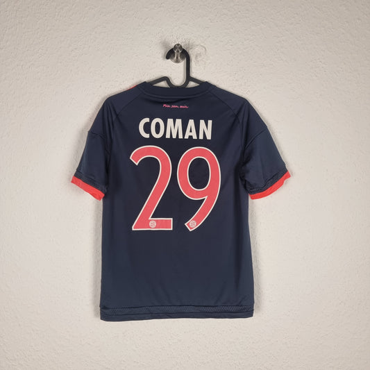 Trikot - FC Bayern München - Kingsley Coman - 2015/2016 - Gr. 164 - Drittes