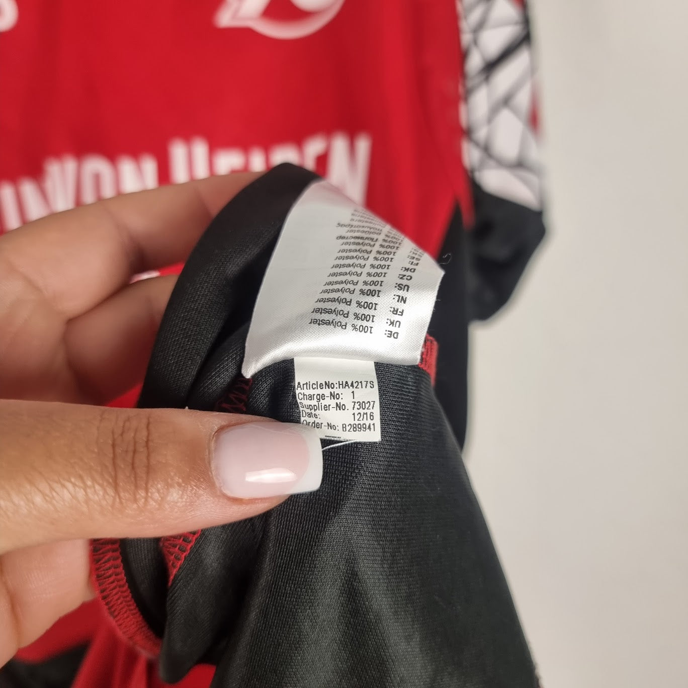 Trikot - Hannover 96 - Florian Hübner - 2016/2017 - XL - Sonder