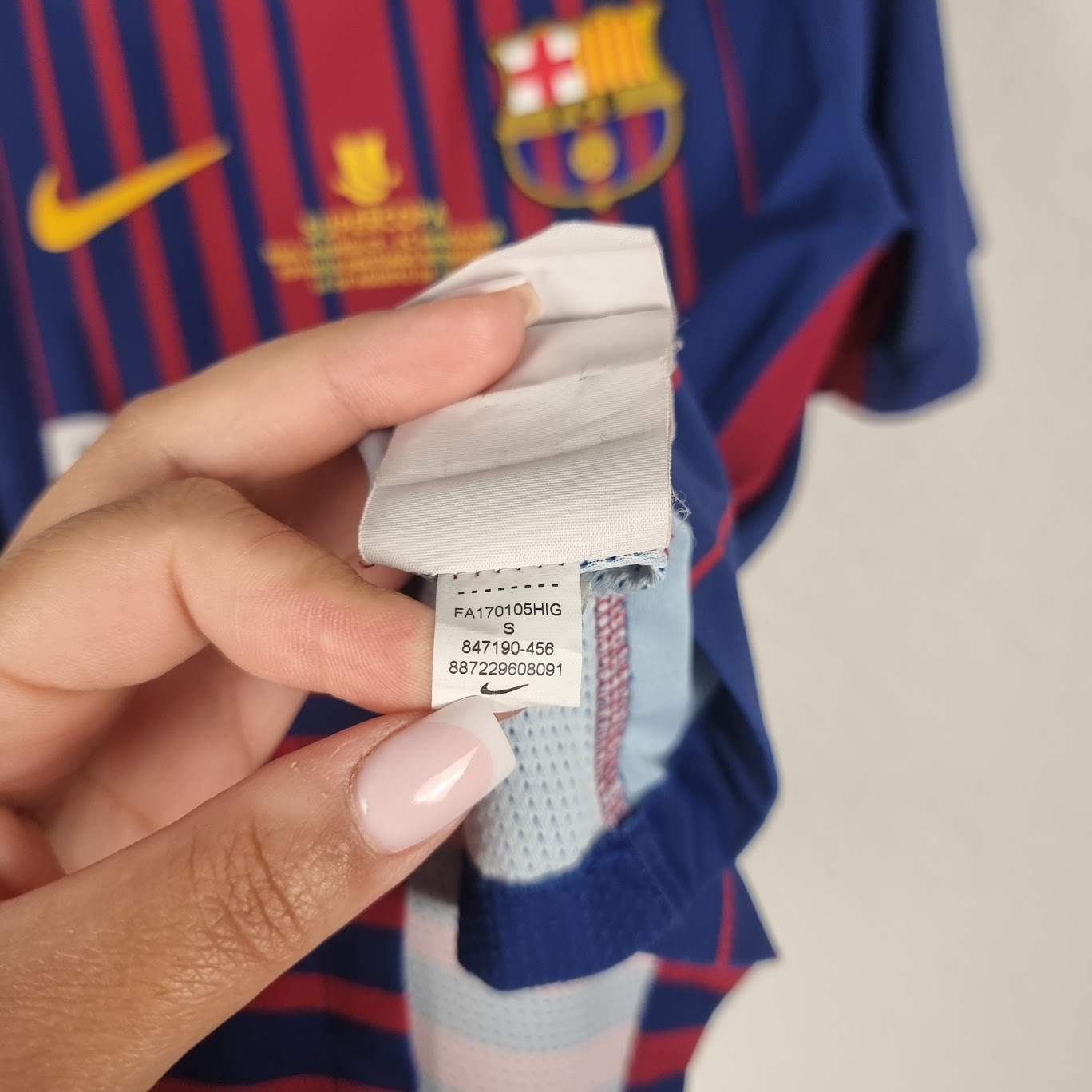 Jersey - FC Barcelona - Andrés Iniesta - 2017/2018 - S - Home
