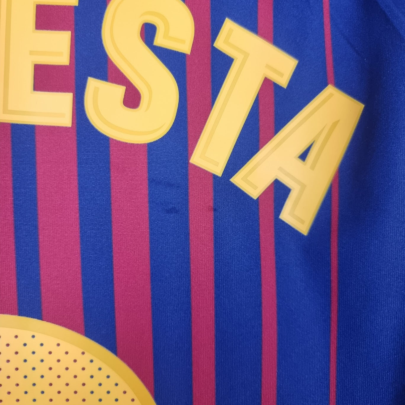 Jersey - FC Barcelona - Andrés Iniesta - 2017/2018 - S - Home