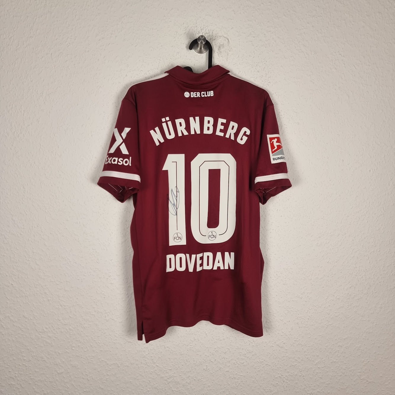 Trikot - 1. FC Nürnberg - Nikola Dovedan - 2021/2022 - M - Heim - matchworn