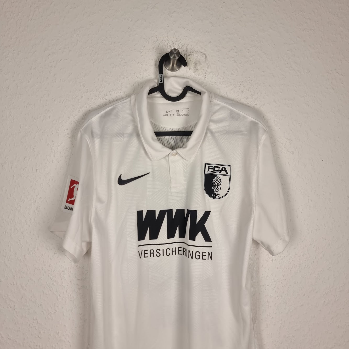 Jersey - FC Augsburg - Daniel Caligiuri - 2020/2021 - L - Home - matchworn