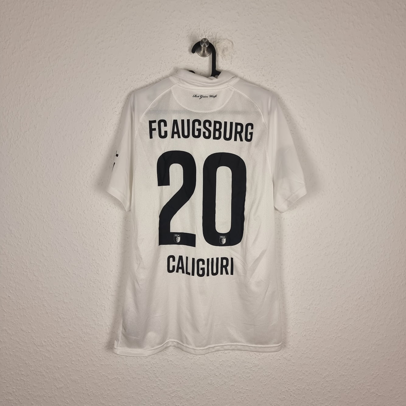 Jersey - FC Augsburg - Daniel Caligiuri - 2020/2021 - L - Home - matchworn