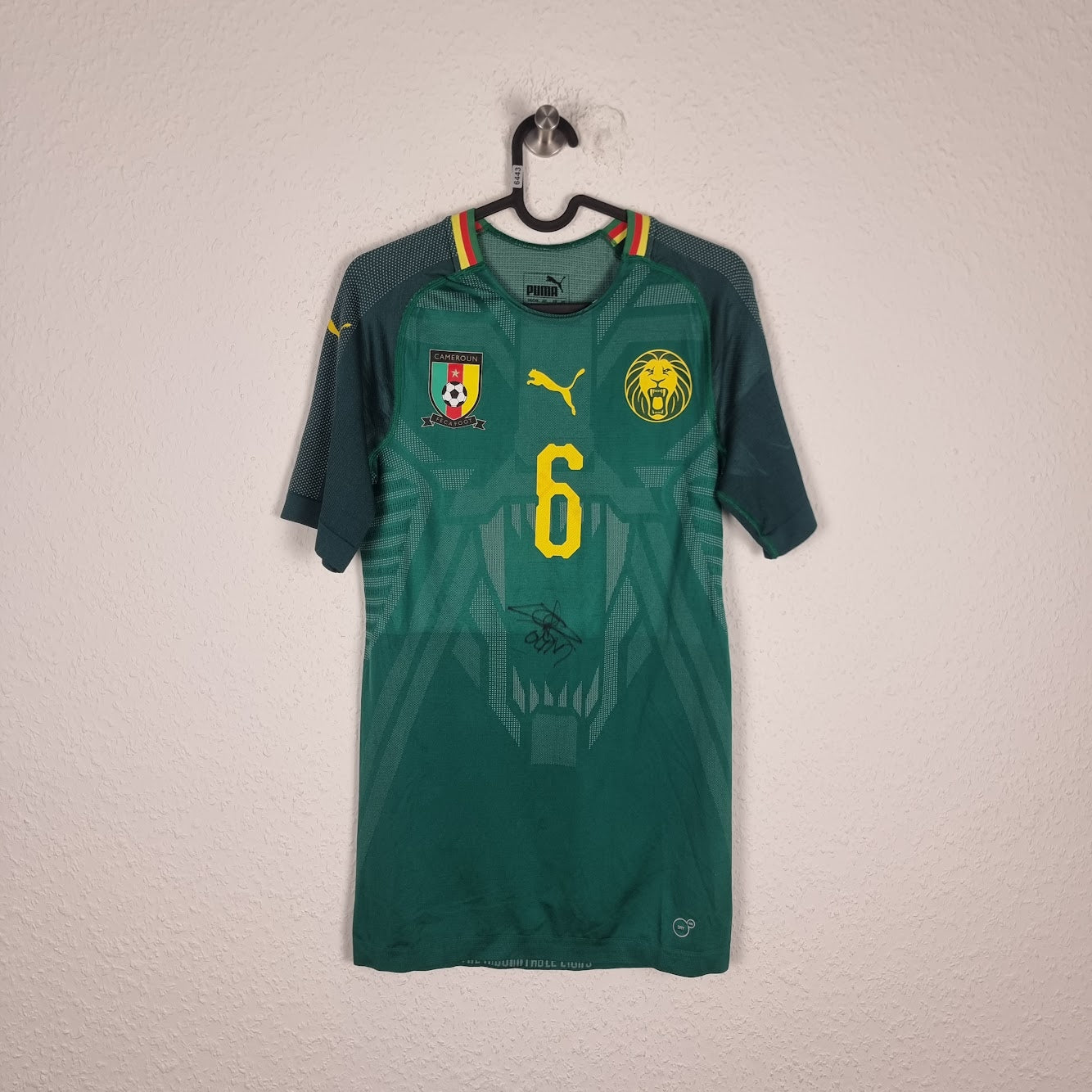 Jersey - Cameroon - Samuel Oum Gouet - 2018 - M - Home - matchworn