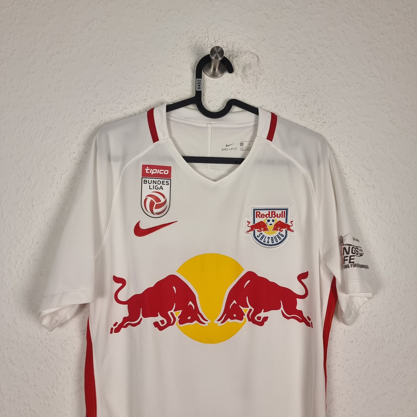Jersey - FC Red Bull Salzburg - Dimitri Oberlin - 2017/2018 - M - Home - matchworn