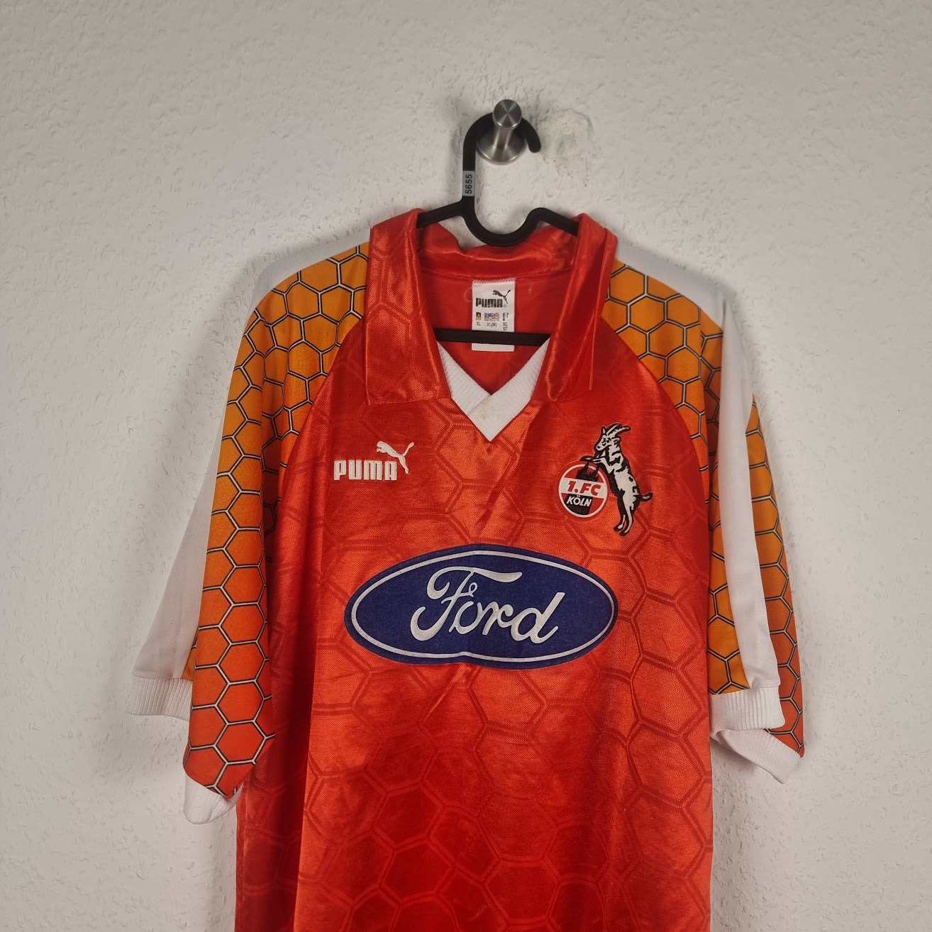 Trikot - 1. FC Köln - Karlheinz Geils - 1997/1998 - XL - Heim
