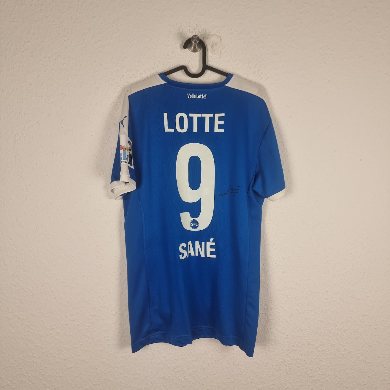 Trikot - Sportfreunde Lotte - Saliou Sané - 2018/2019 - L - Heim - matchworn