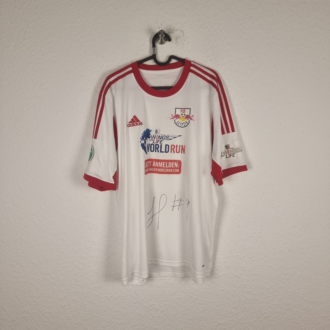 Trikot - RB Leipzig - Yussuf Poulsen - 2013/2014 - L - Sonder - matchworn