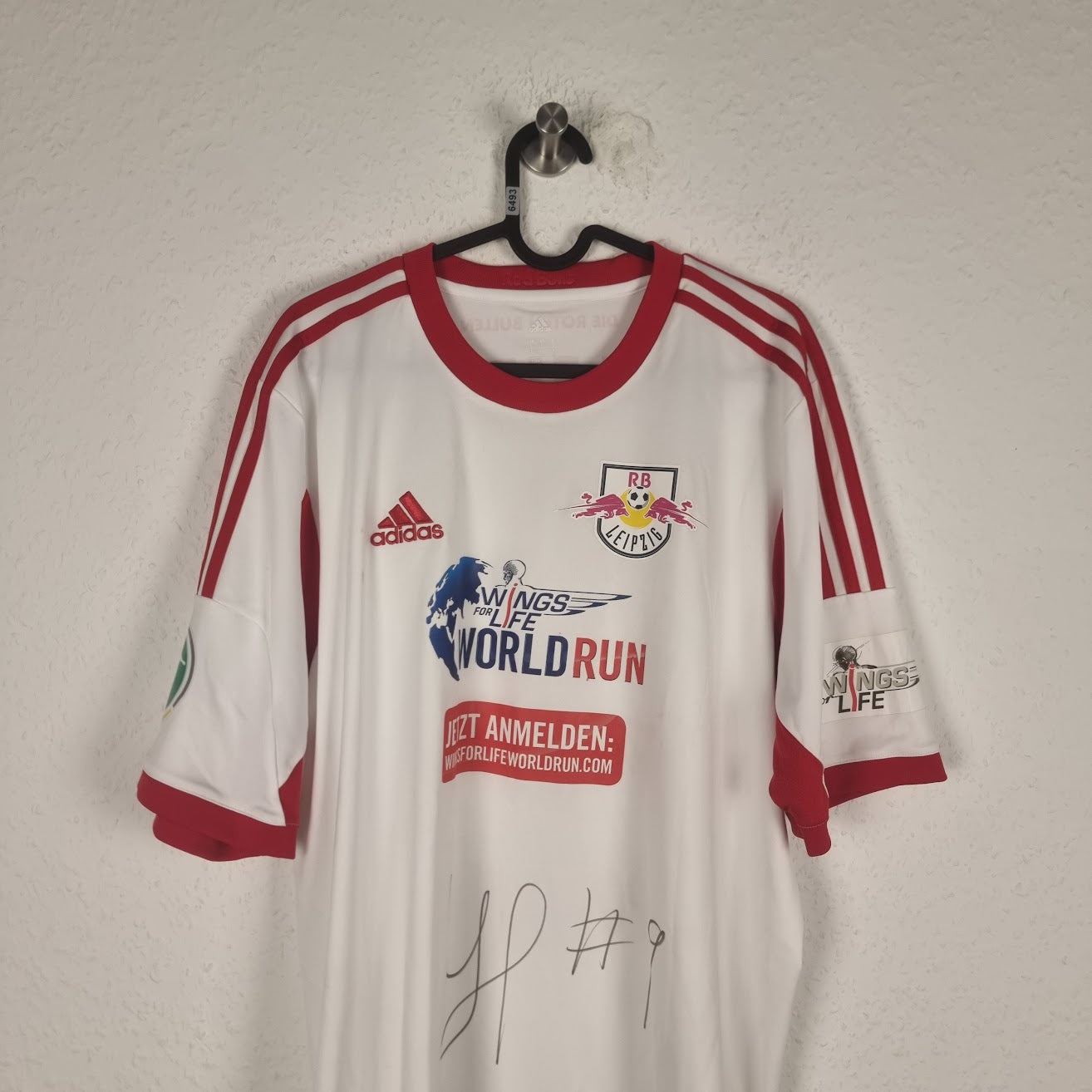 Trikot - RB Leipzig - Yussuf Poulsen - 2013/2014 - L - Sonder - matchworn