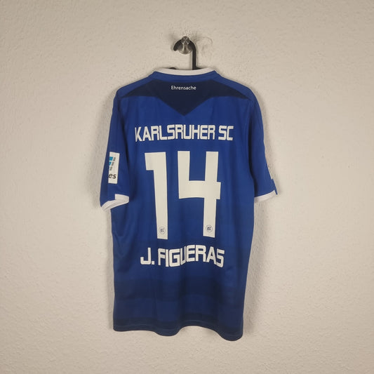 Trikot - Karlsruher SC - Jordi Figueras - 2016/2017 - L - Heim - matchworn