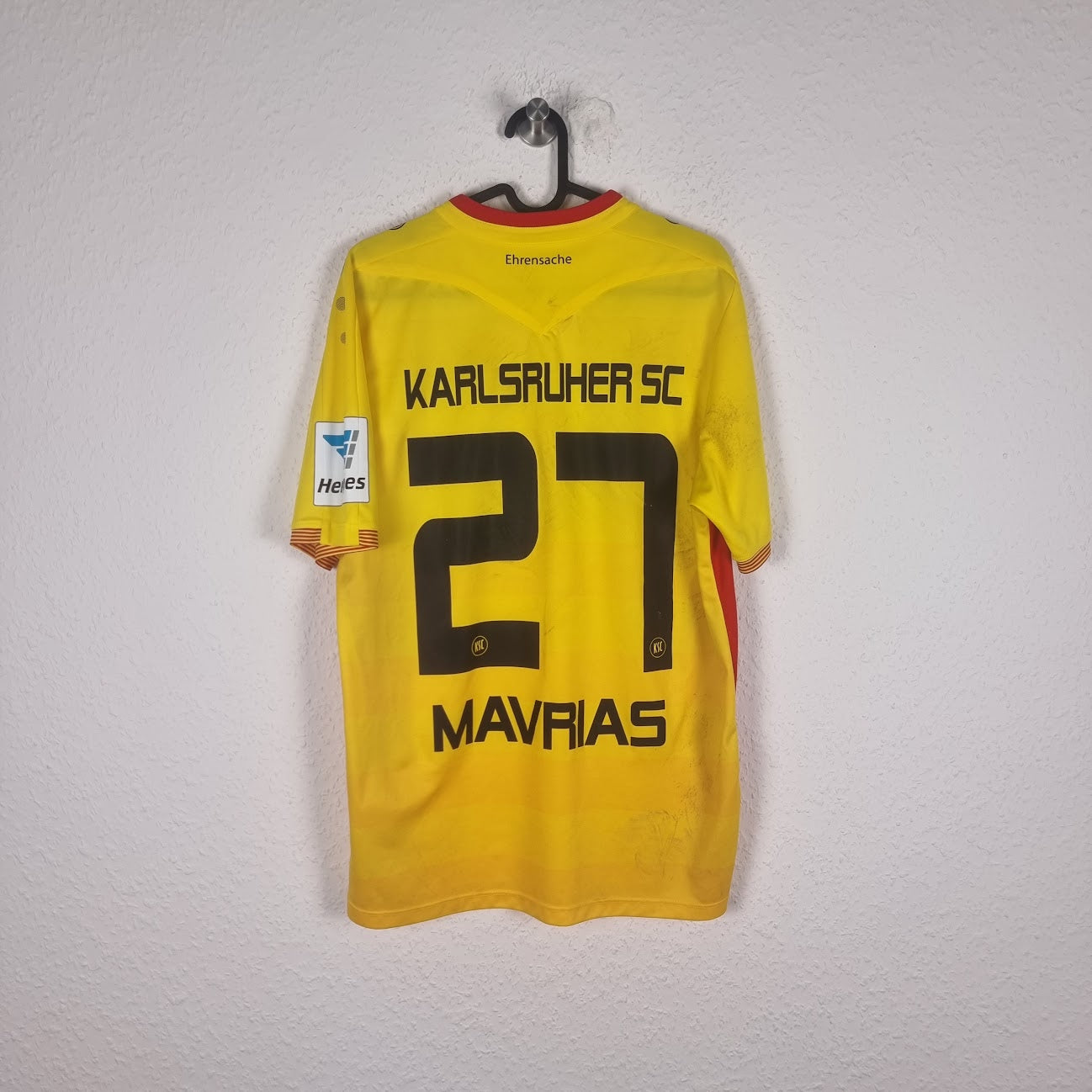 Trikot - Karlsruher SC - Charalampos Mavrias - 2016/2017 - L - Drittes - matchworn