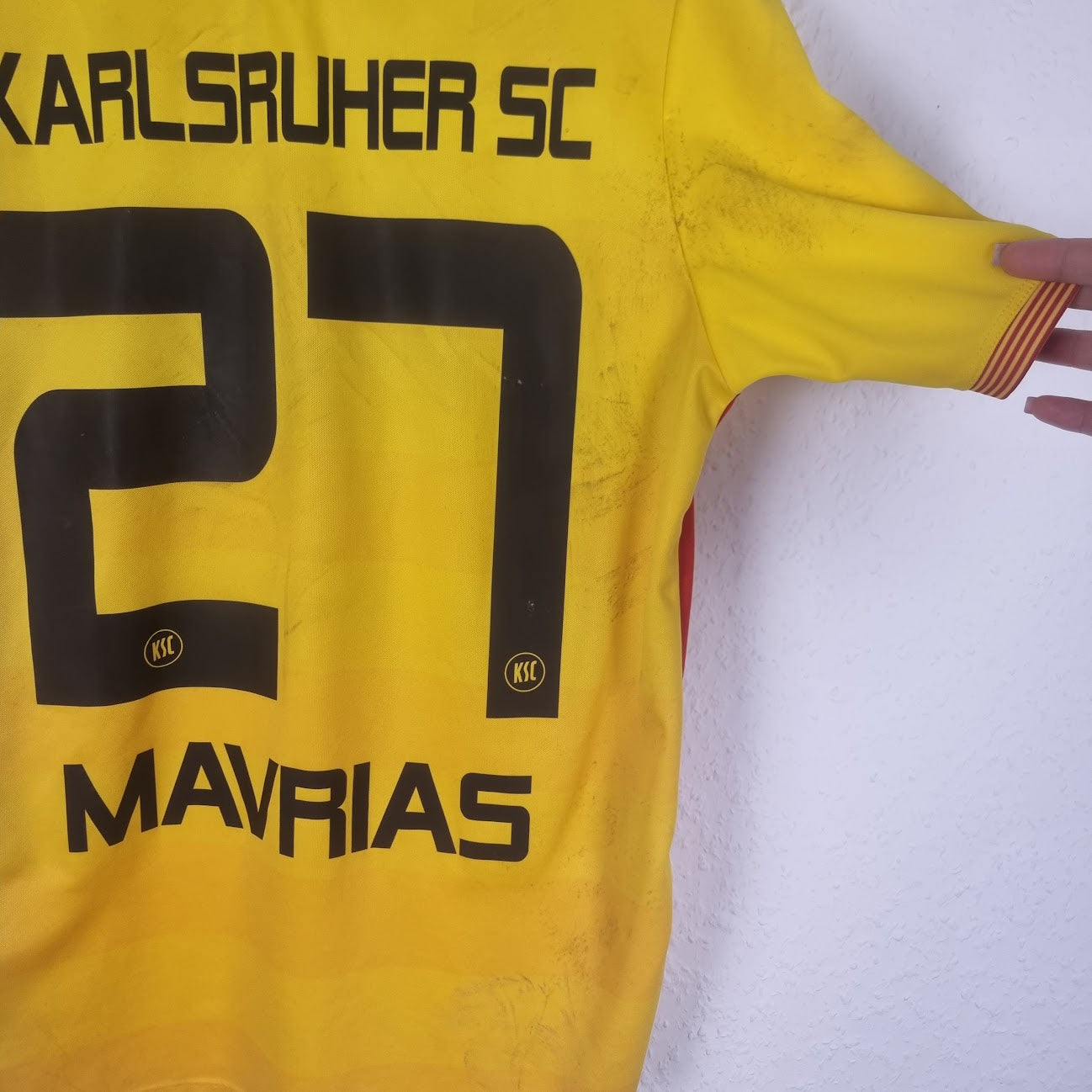 Trikot - Karlsruher SC - Charalampos Mavrias - 2016/2017 - L - Drittes - matchworn