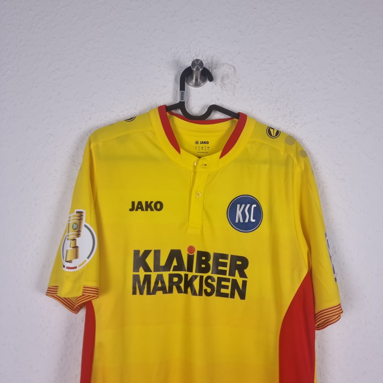 Trikot - Karlsruher SC - Bjarne Thoelke - 2016/2017 - L - Drittes - Player Issue
