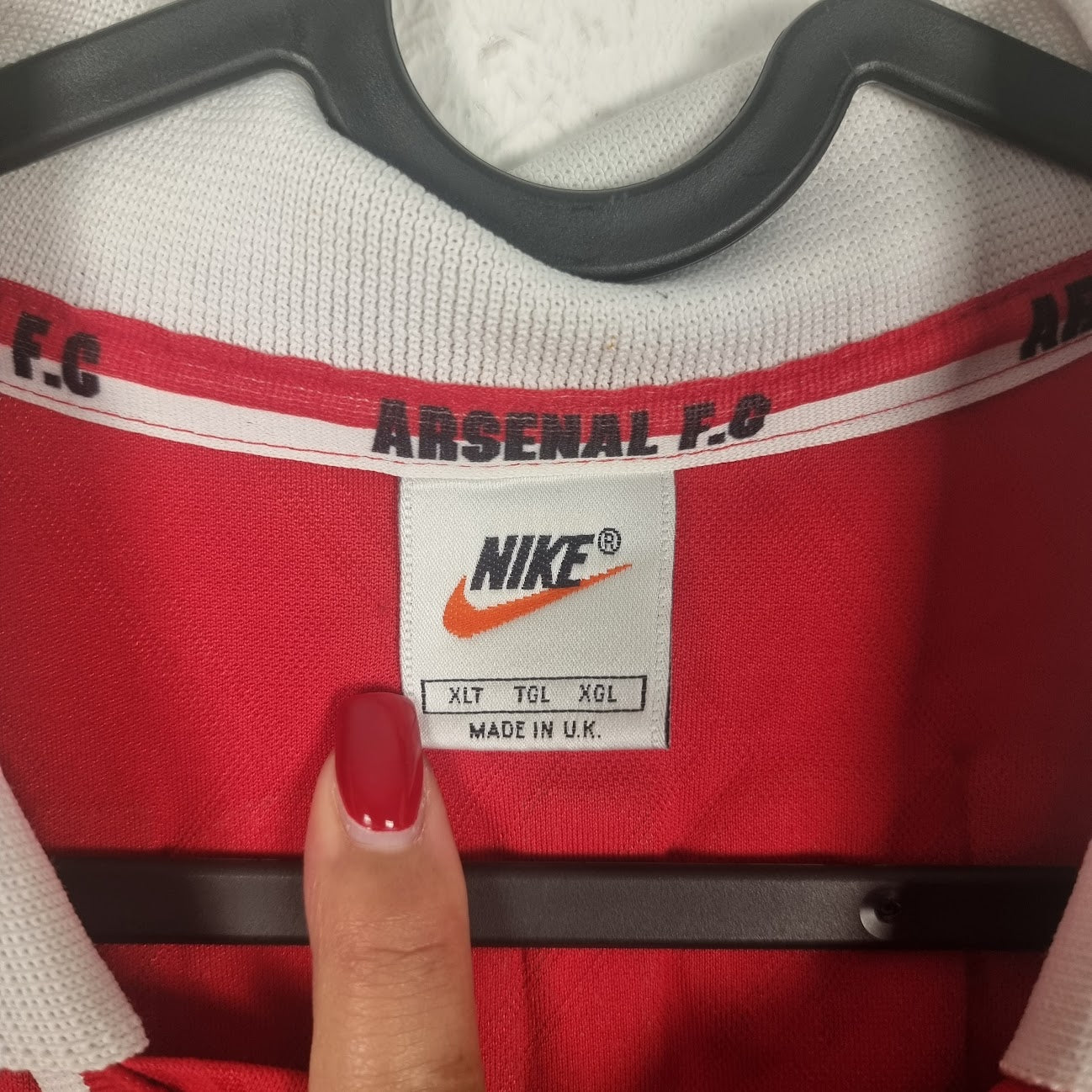 Trikot - FC Arsenal - Ian Wright - 1996/1997 - XL - Heim
