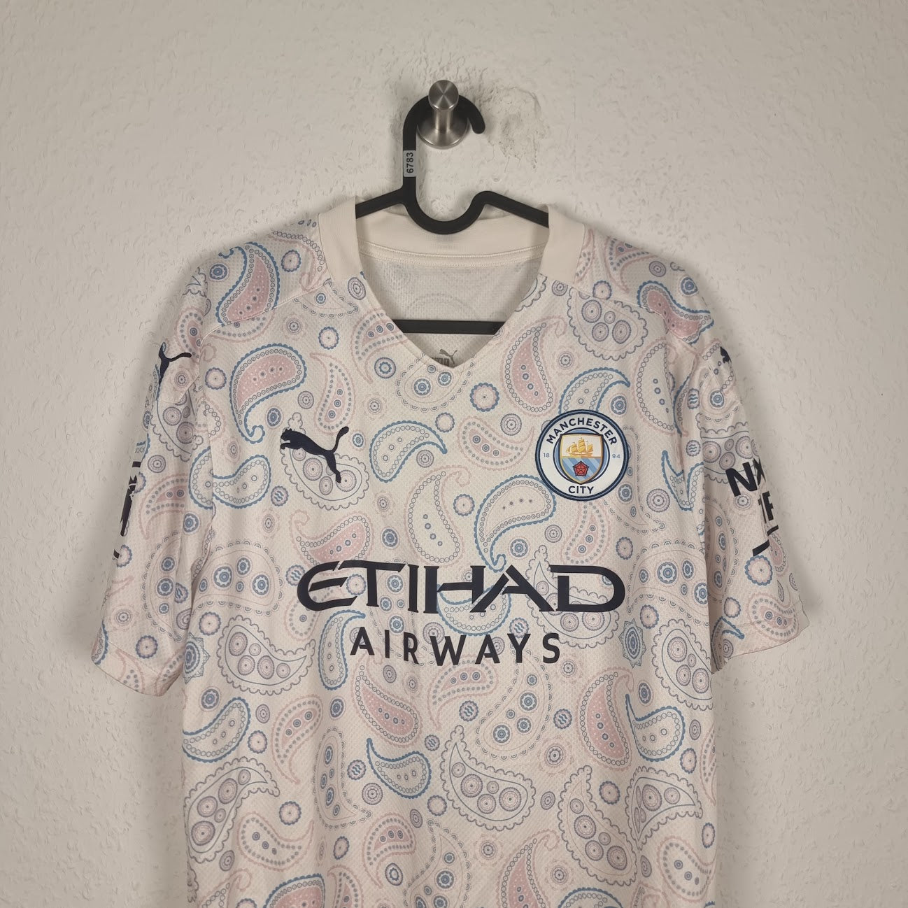 Trikot - Manchester City - Gabriel Jesus - 2020/2021 - L - Drittes