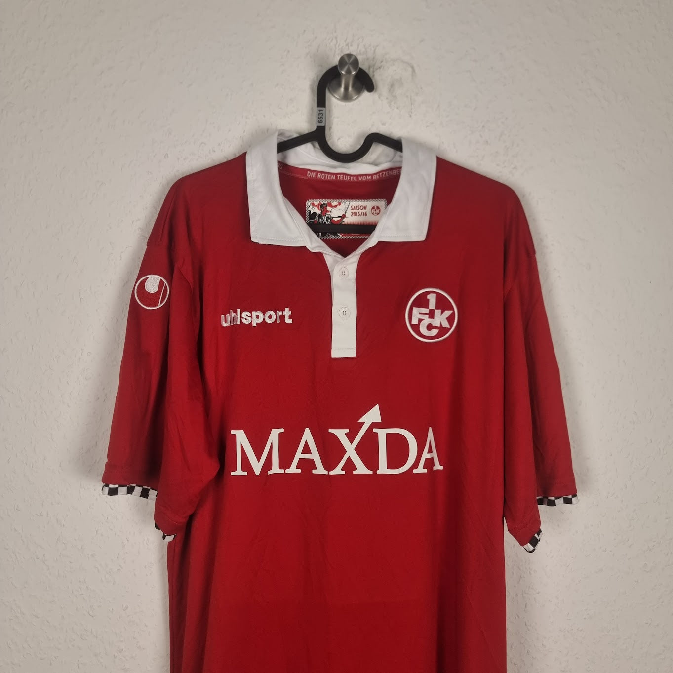 Trikot - 1. FC Kaiserslautern - Markus Karl - 2015/2016 - XL - Heim