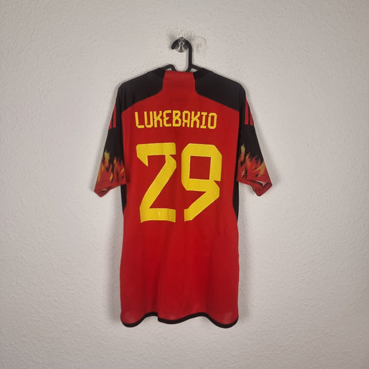 Trikot - Belgien - Dodi Lukébakio - 2022/2023 - L - Heim