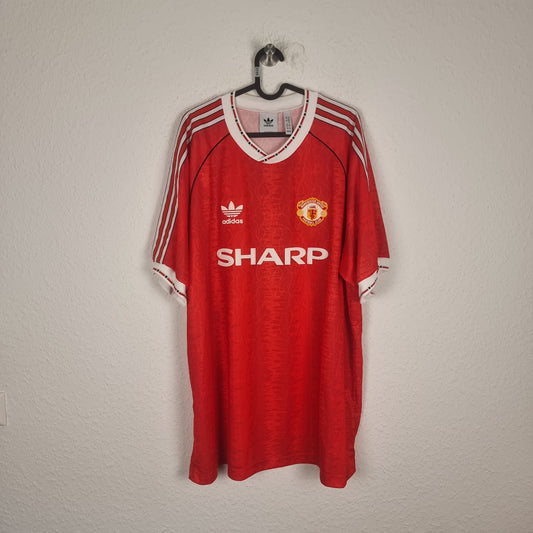 Trikot - Manchester United FC - 1988/1989 - XXL - Heim - Reissue