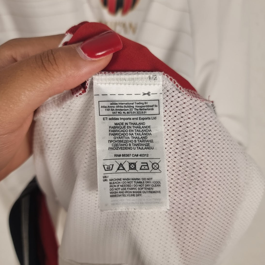 Trikot - AC Mailand - 2014/2015 - XXL - Auswärts