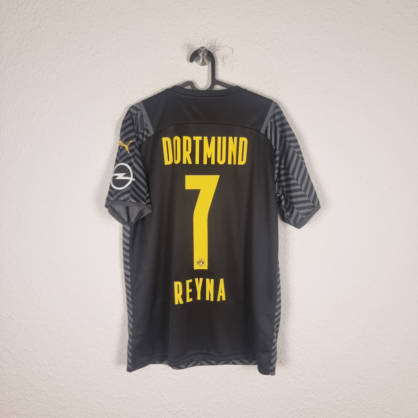 Trikot - Borussia Dortmund - Giovanni Reyna - 2021/2022 - M - Auswärts