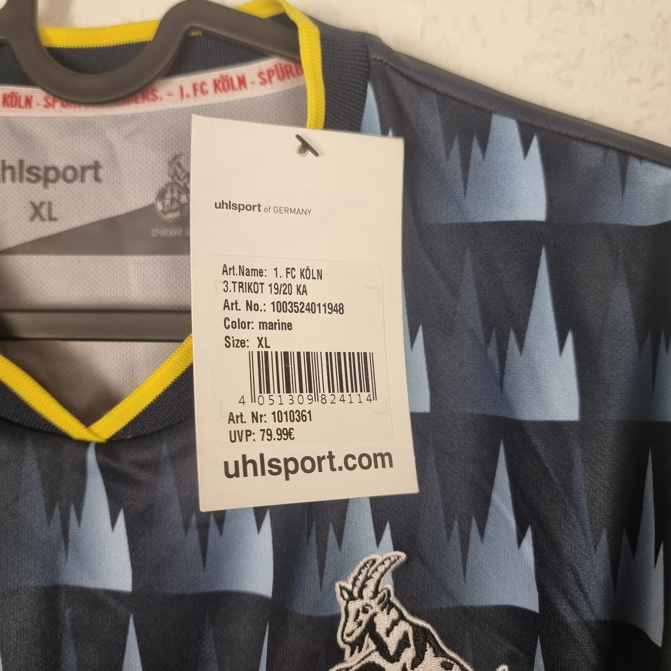Trikot - 1. FC Köln - Jhon Córdoba - 2019/2020 - XL - Drittes - Neu