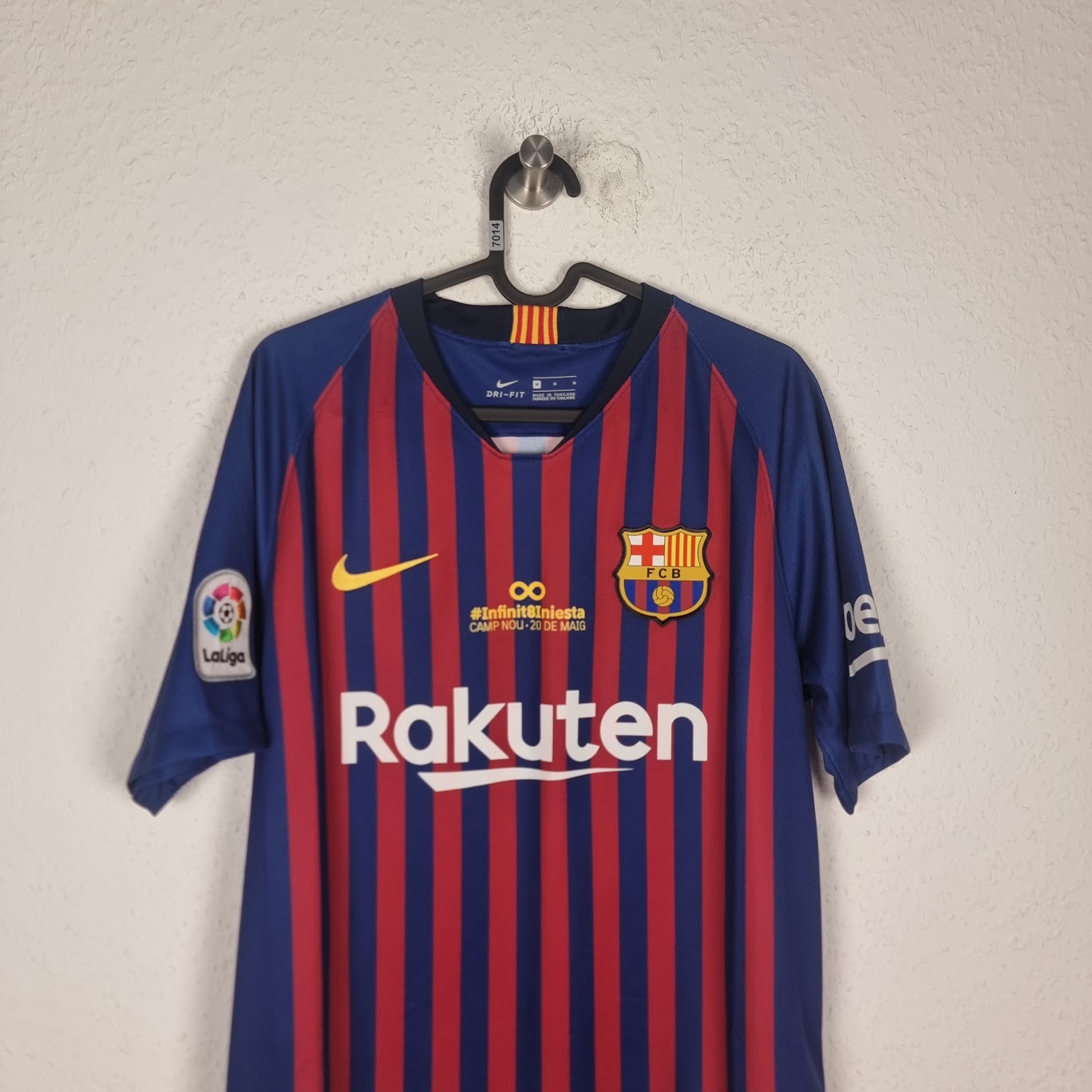 Trikot - FC Barcelona - Andrés Iniesta - 2017/2018 - M - Sonder