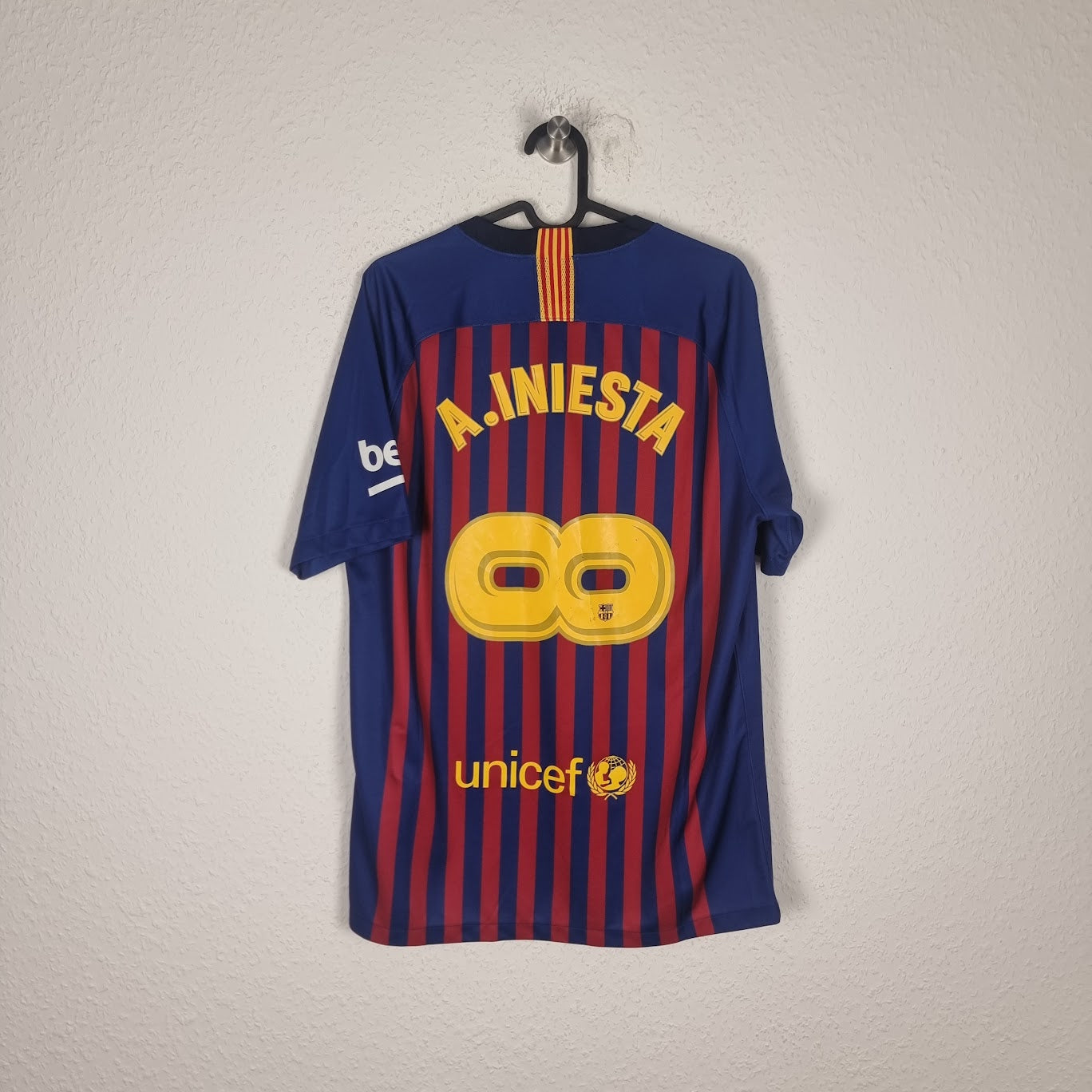 Trikot - FC Barcelona - Andrés Iniesta - 2017/2018 - M - Sonder