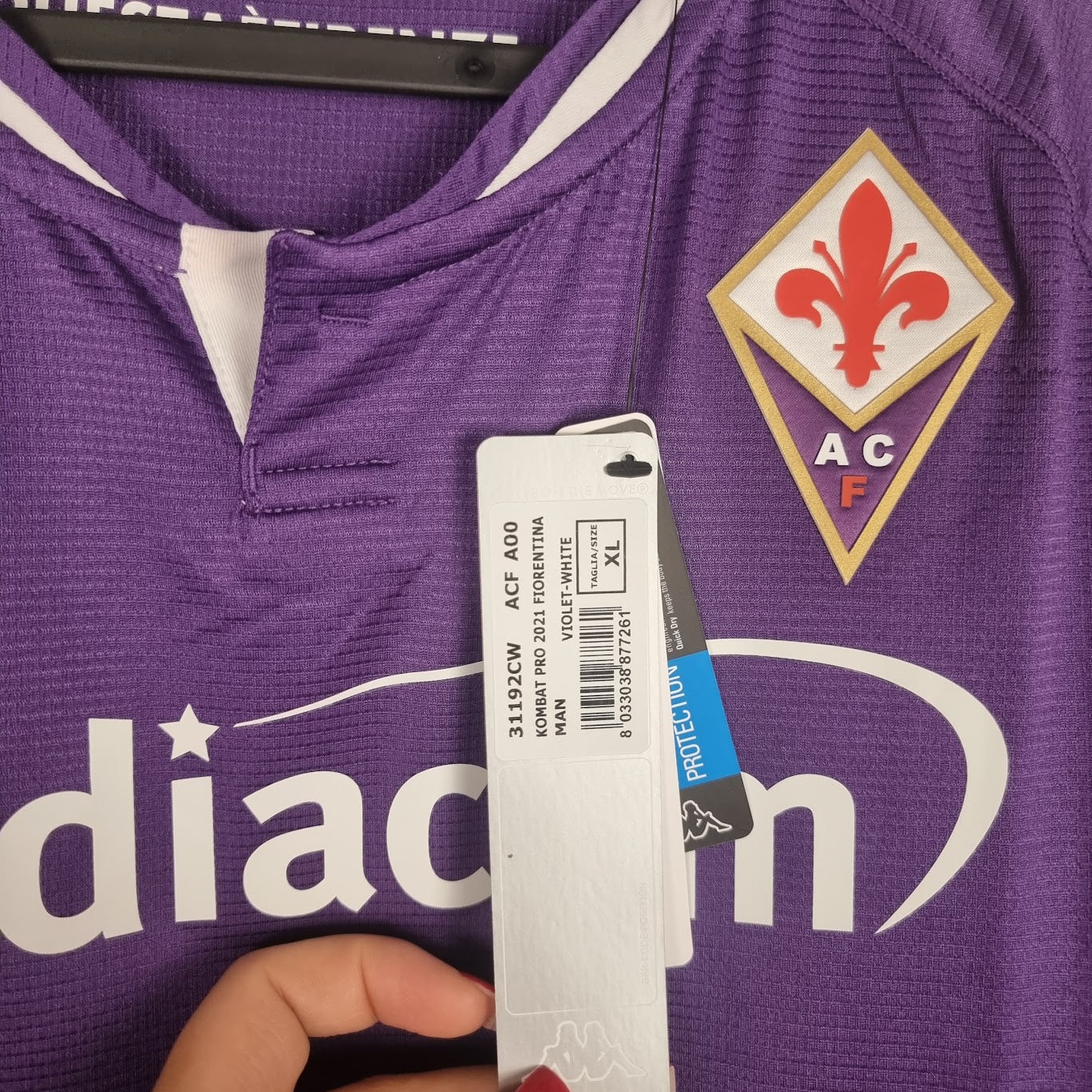 Jersey - AC Fiorentina - Dušan Vlahović - 2020/2021 - XL - Home - New