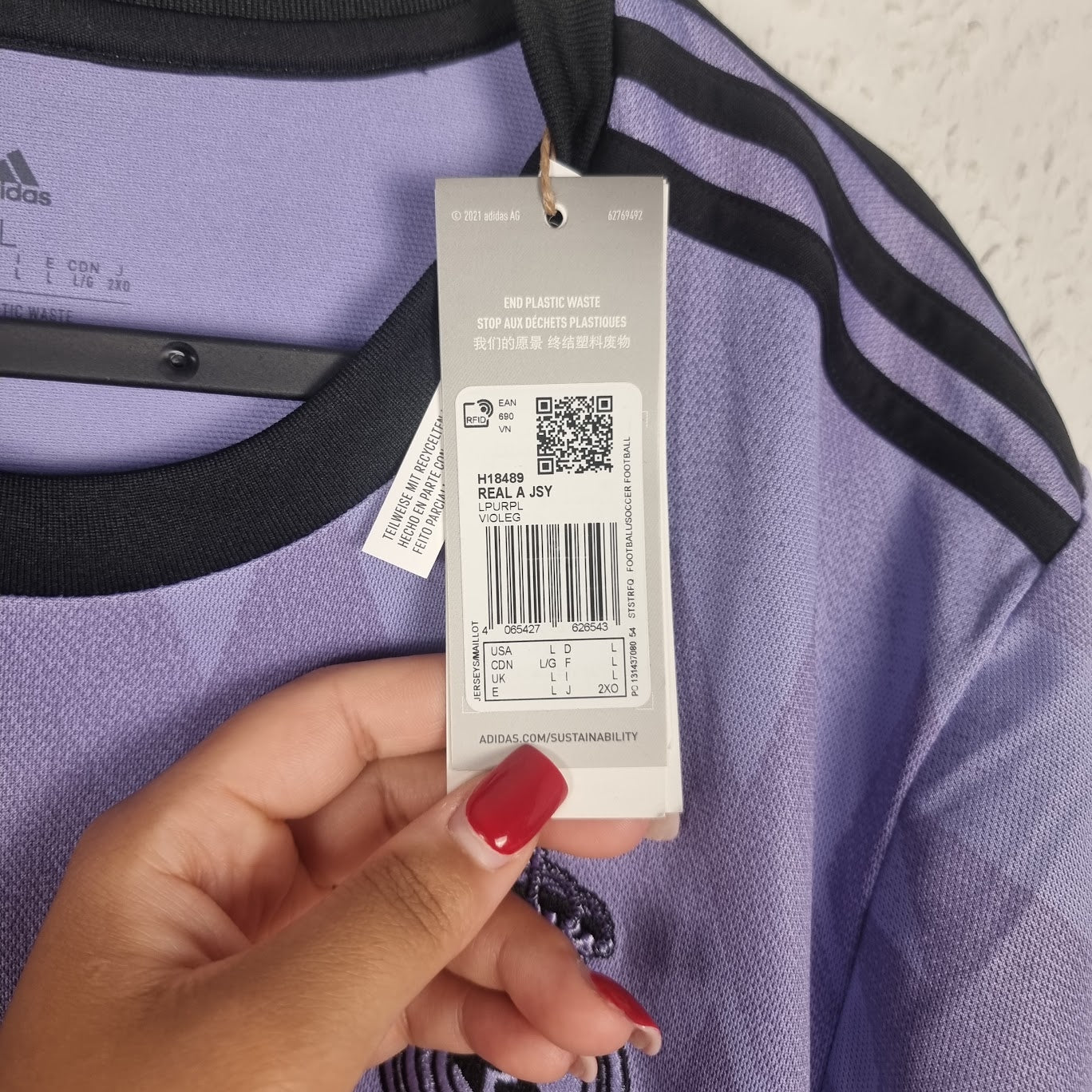 Trikot - Real Madrid - 2022/2023 - L - Auswärts - Neu