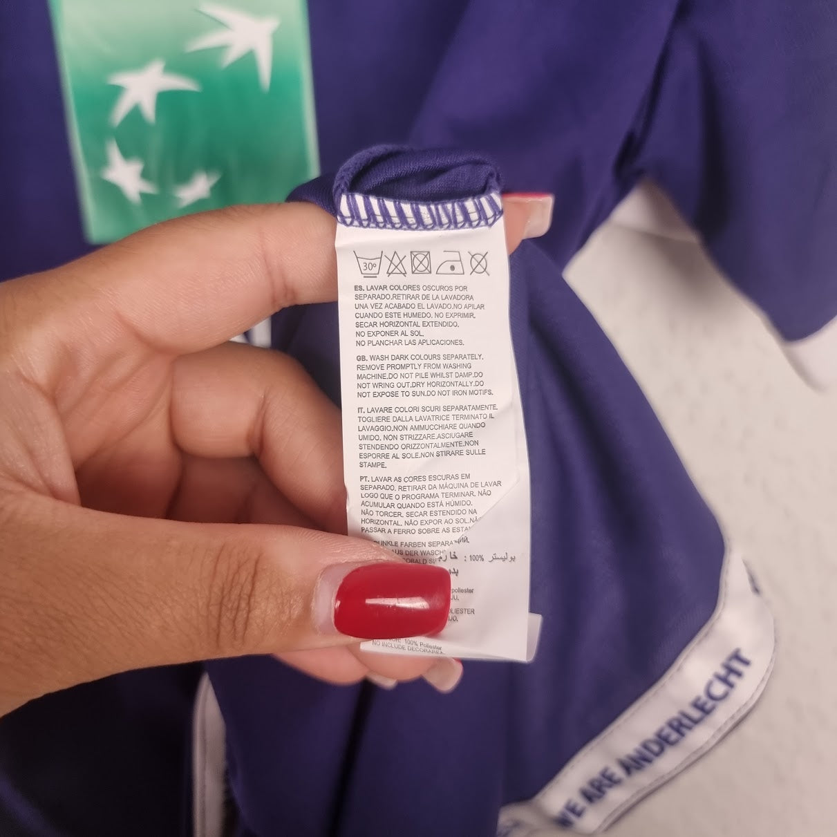 Jersey - RSC Anderlecht - Samir Nasri - 2019/2020 - L - Home - New