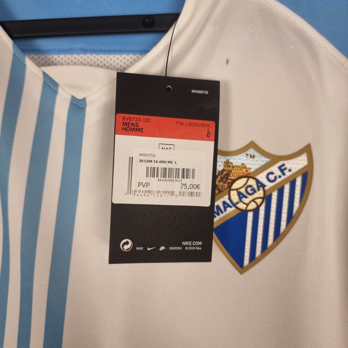 Jersey - Málaga CF - Ramón Enríquez - 2019/2020 - L - Home - New