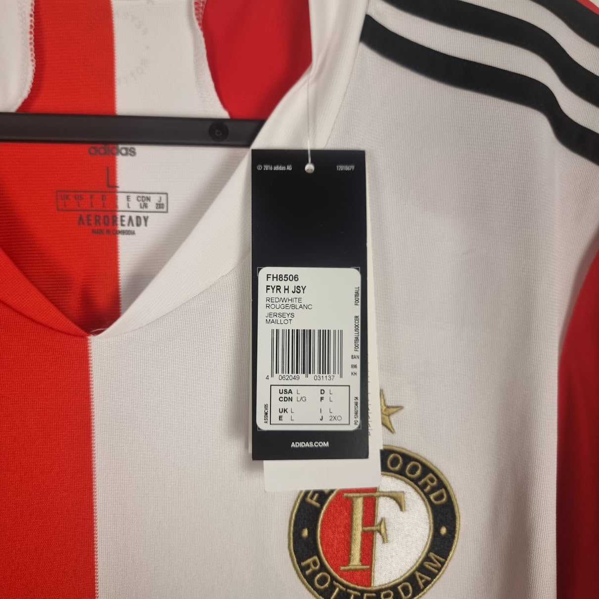Trikot - Feyenoord Rotterdam - Luis Sinisterra - 2020/2021 - L - Heim - Neu