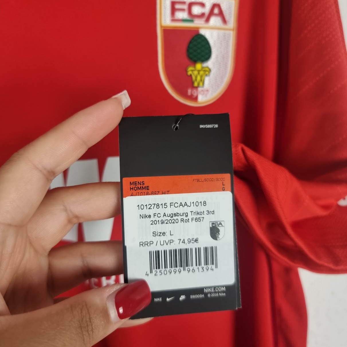 Jersey - FC Augsburg - Eduard Löwen - 2019/2020 - L - Third - New
