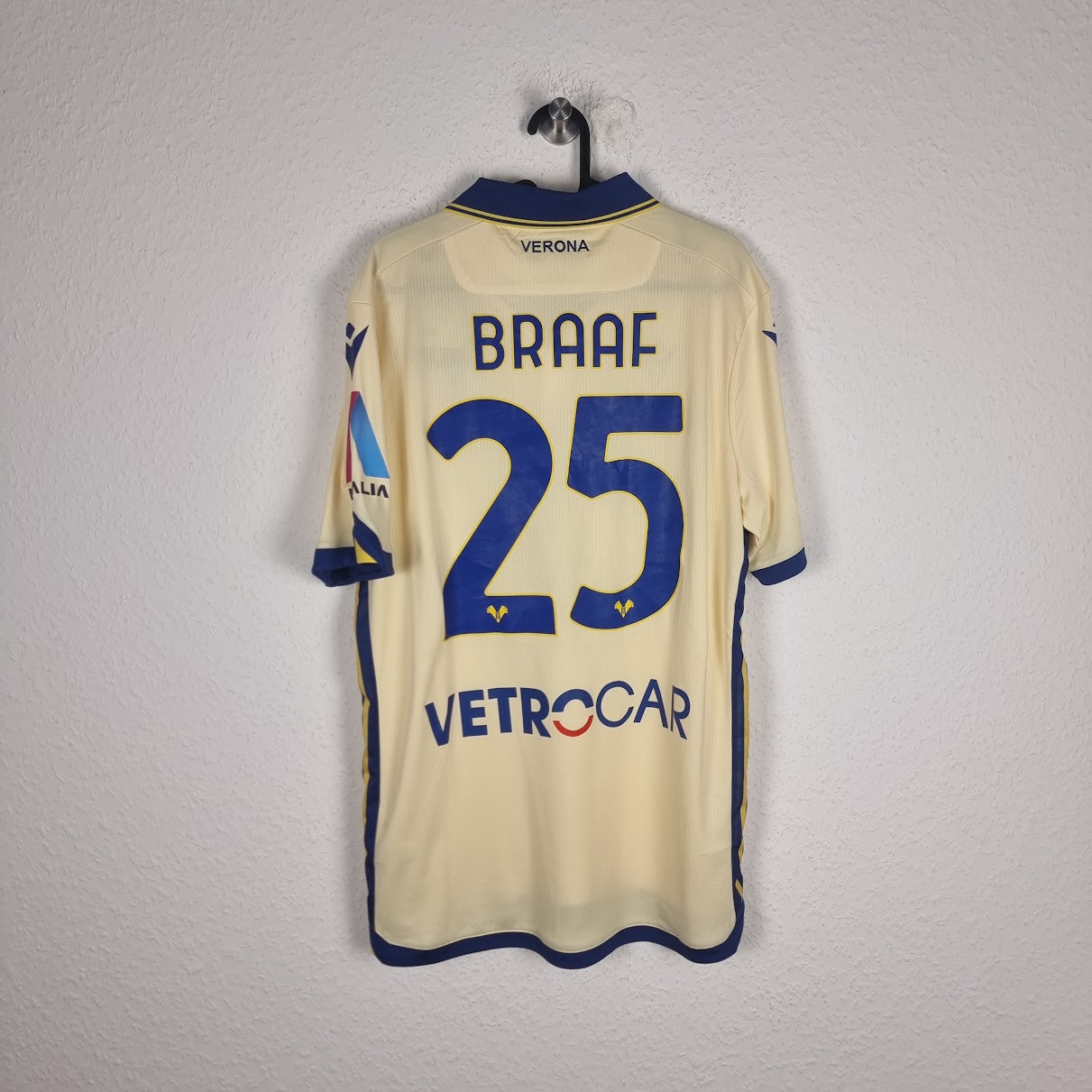 Trikot - Hellas Verona - Jayden Braaf - 2022/2023 - XL - Auswärts