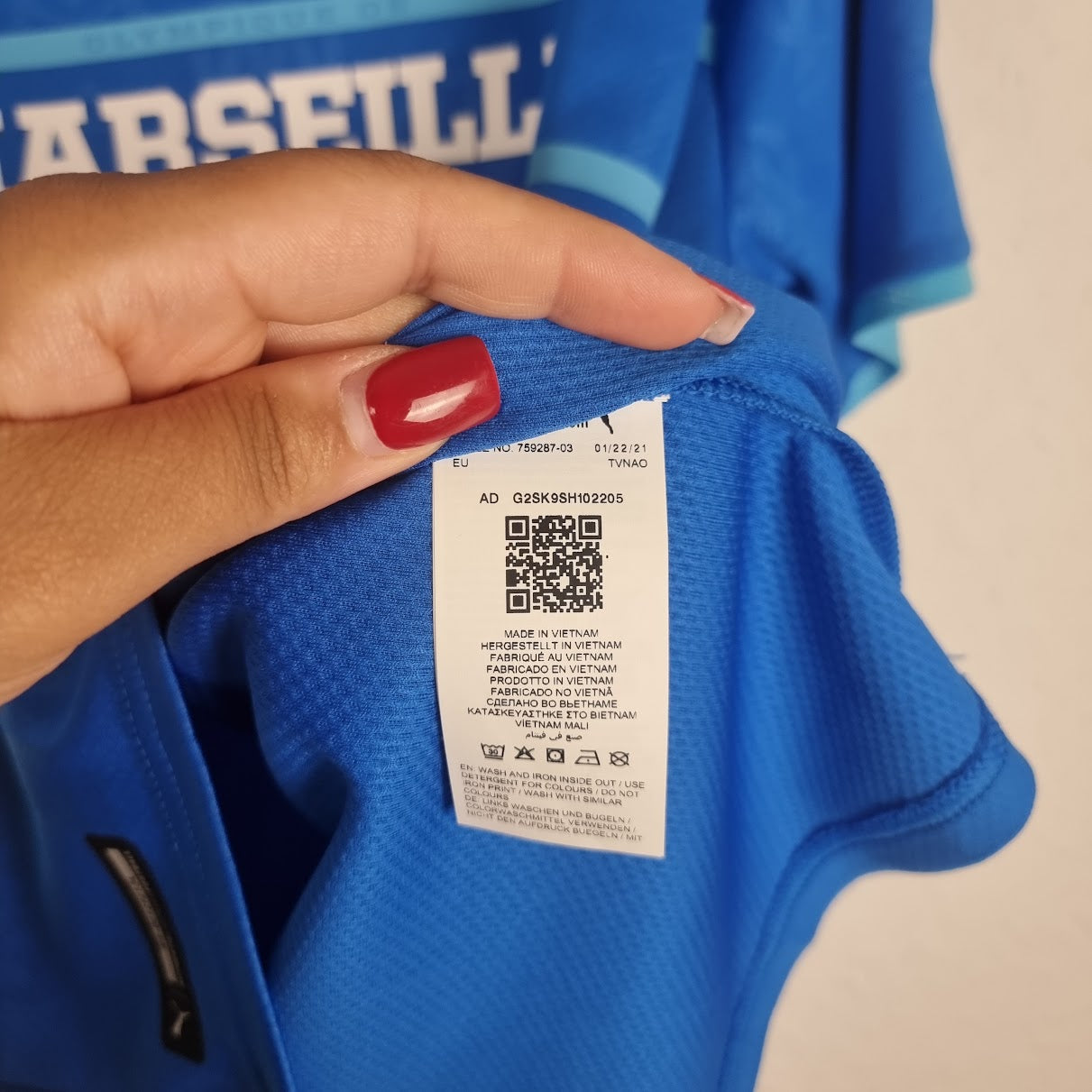 Jersey - Olympique Marseille - Dimitri Payet - 2021/2022 - L - Third