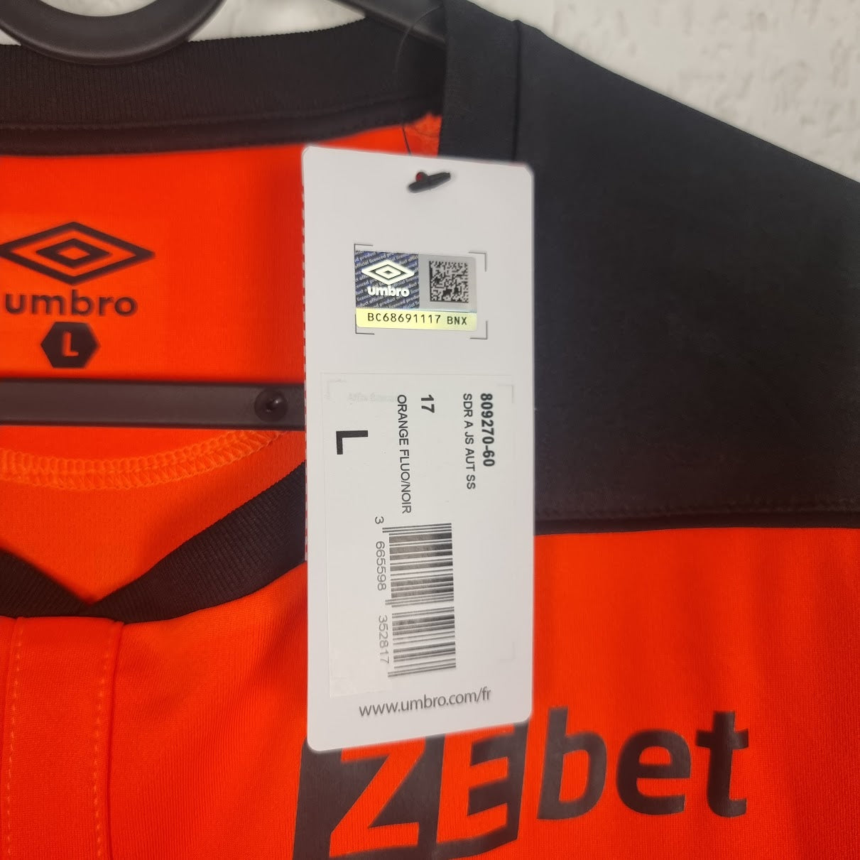 Jersey - Stade Reims - Nathanaël Mbuku - 2020/2021 - L - Third