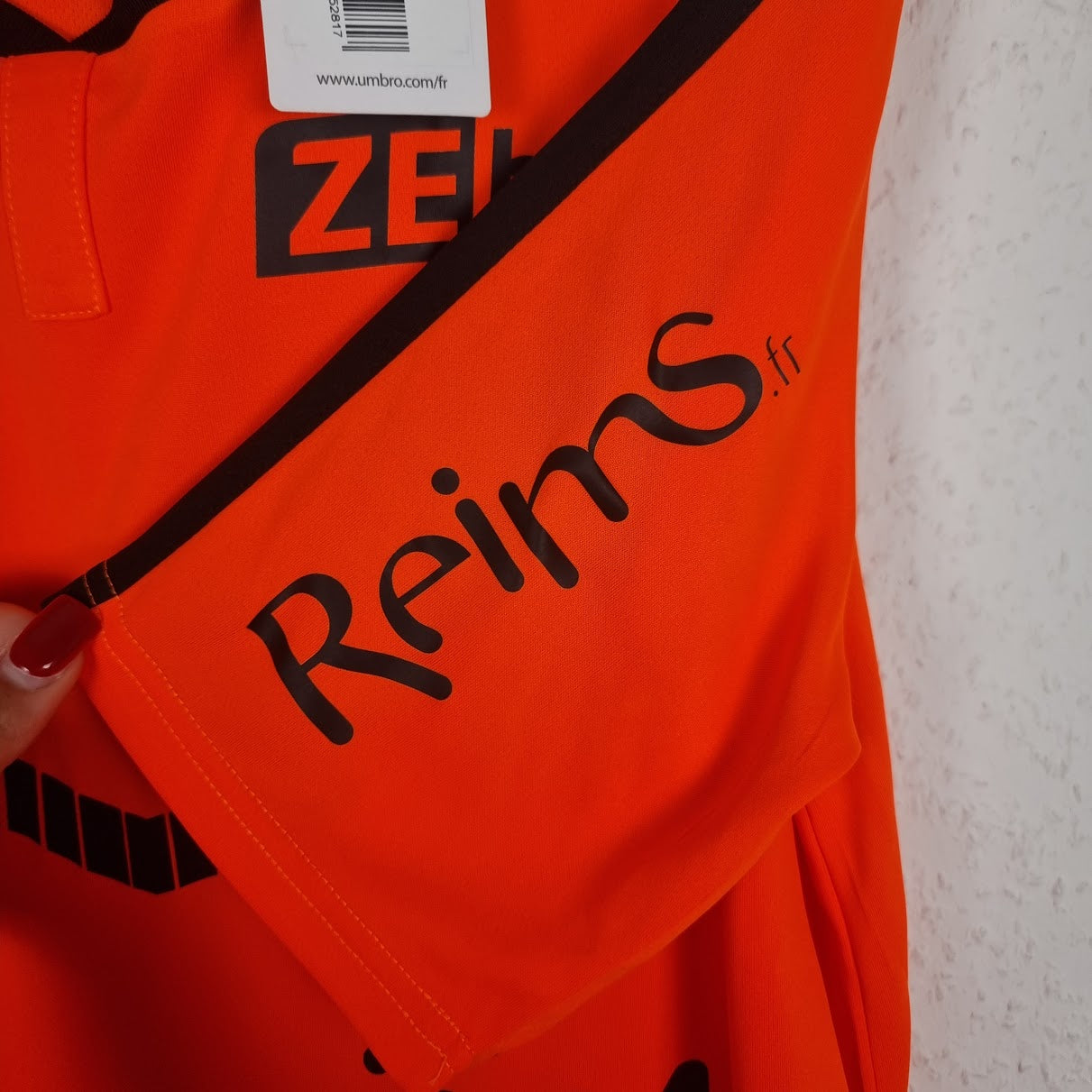 Jersey - Stade Reims - Nathanaël Mbuku - 2020/2021 - L - Third