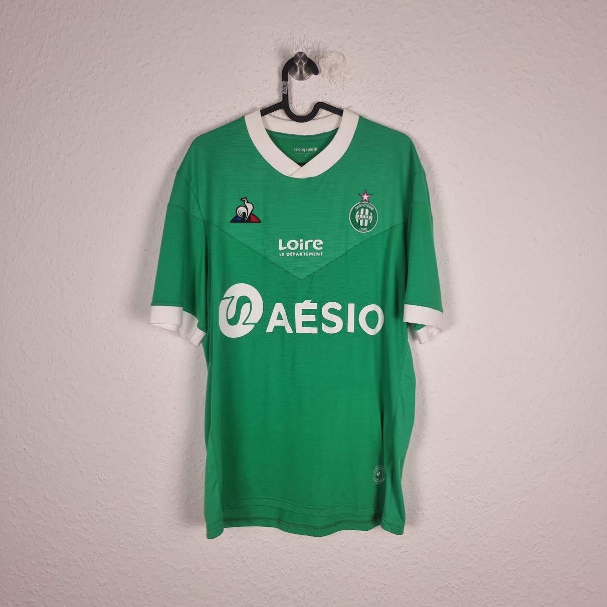 Trikot - AS Saint-Étienne - Adil Aouchiche - 2020/2021 - L - Heim - Neu