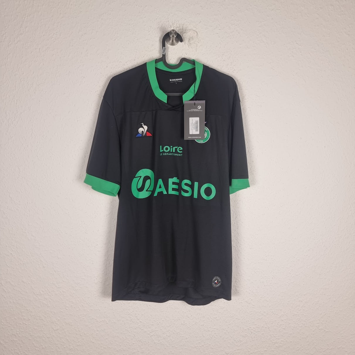 Trikot - AS Saint-Étienne - Adil Aouchiche - 2020/2021 - L - Auswärts - Neu