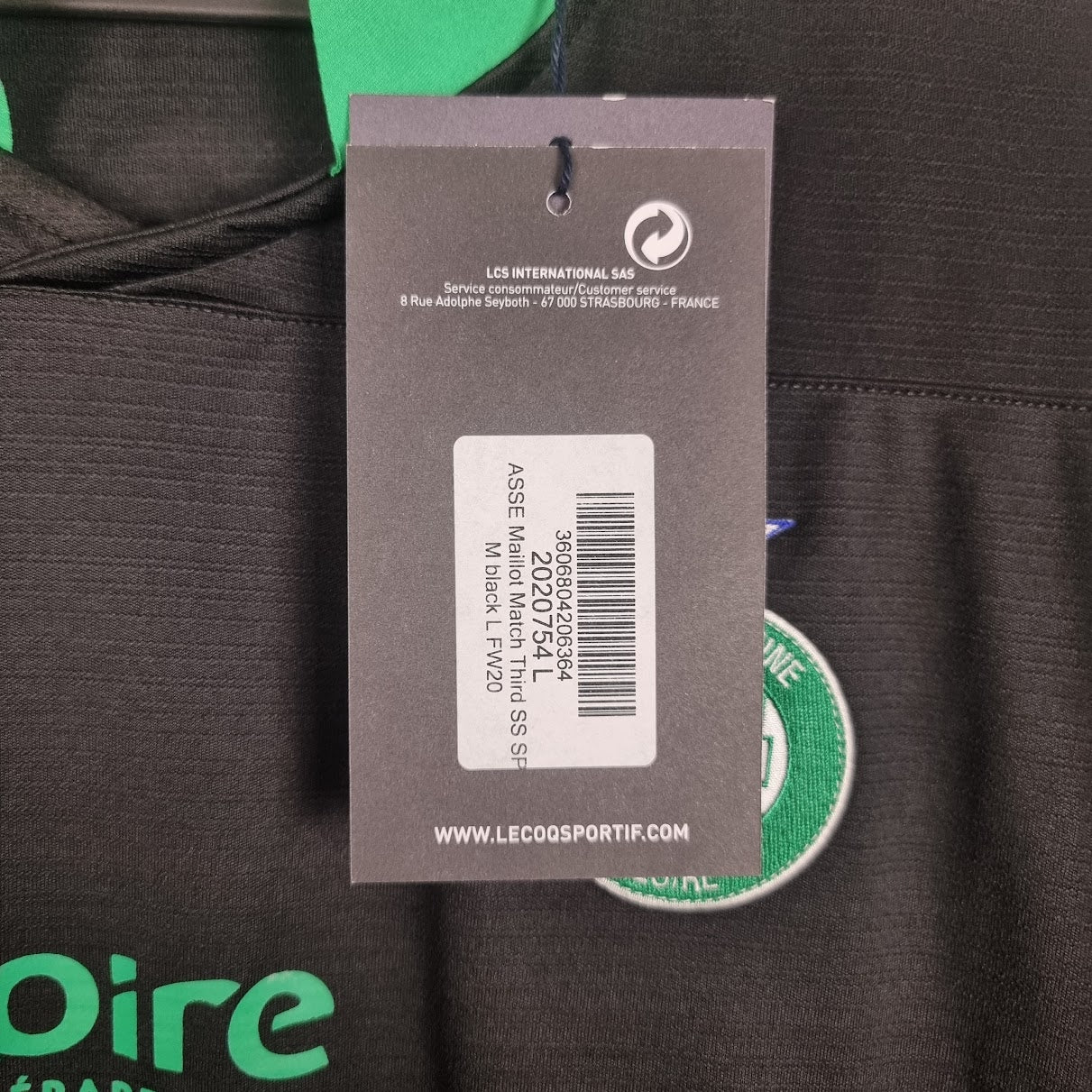Trikot - AS Saint-Étienne - Adil Aouchiche - 2020/2021 - L - Auswärts - Neu