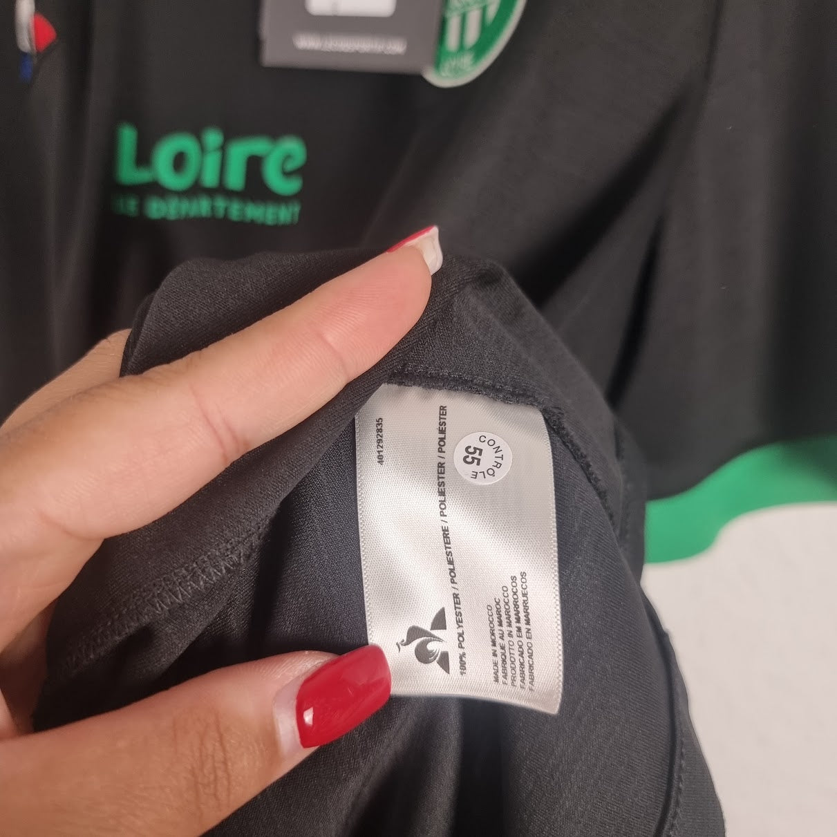 Trikot - AS Saint-Étienne - Adil Aouchiche - 2020/2021 - L - Auswärts - Neu