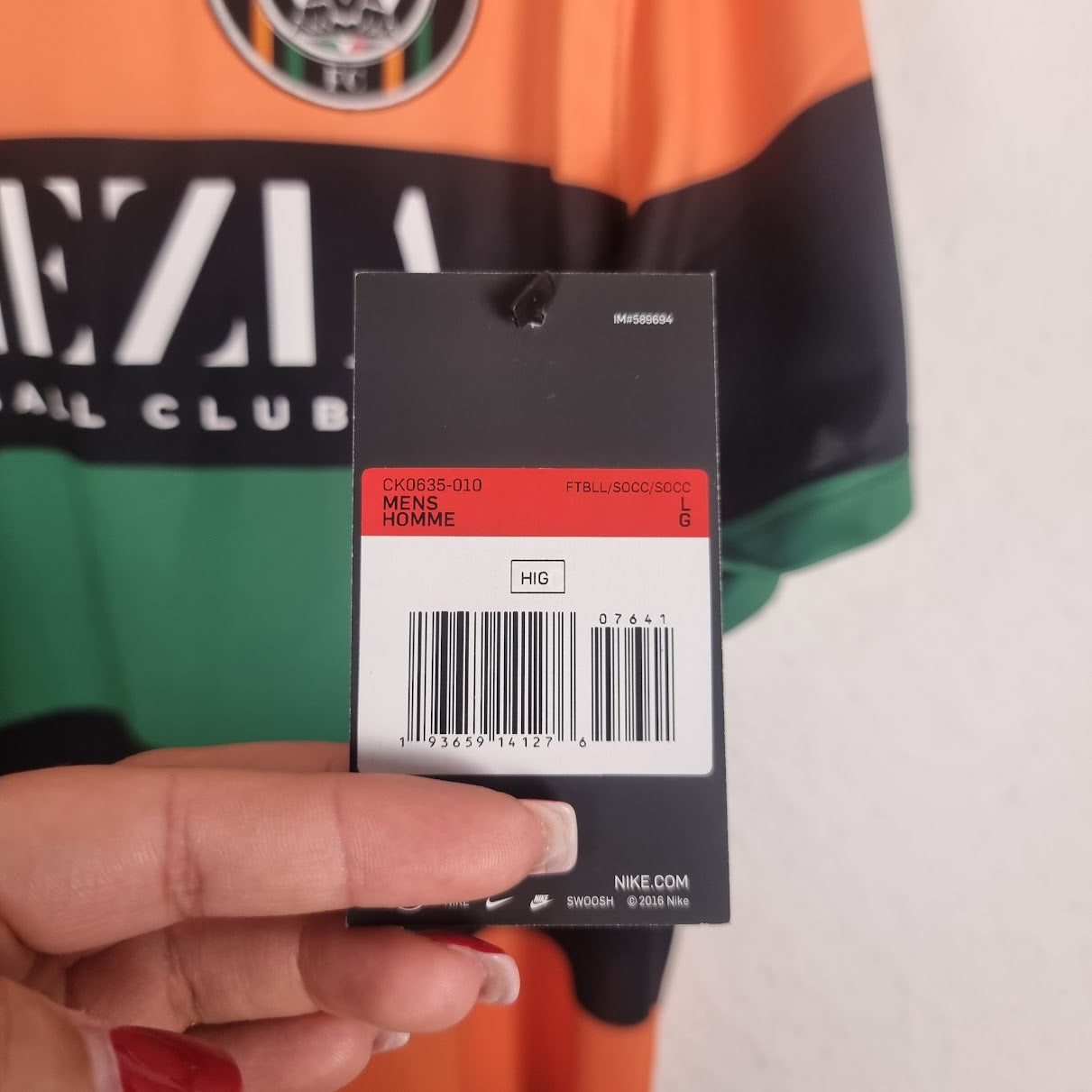 Trikot - Venezia FC - Sebastiano Esposito - 2020/2021 - L - Heim - Neu